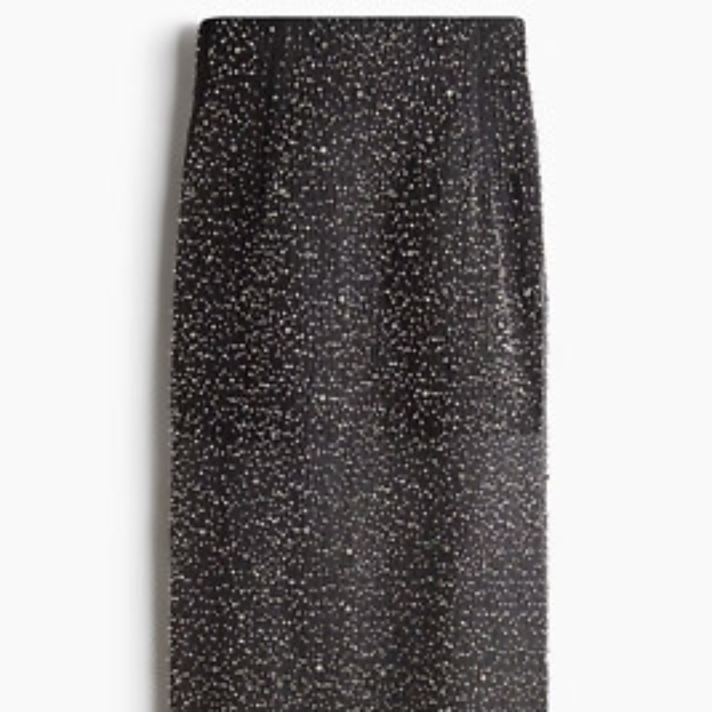 NWT H&M Limited edition Holiday 2024 collection Women Embellished Organza skirt